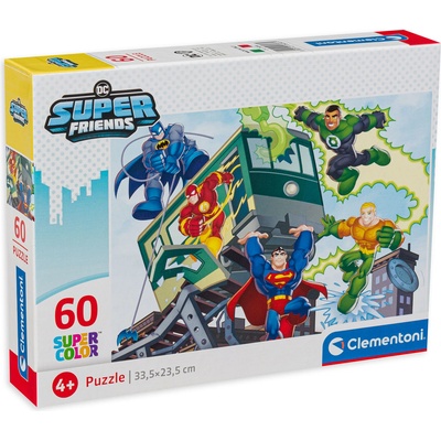 Clementoni Пъзел Clementoni от 60 части - Героите на DC (26066)