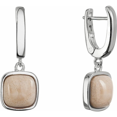 Evolution Group Stříbrné visací náušnice 11738.3