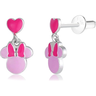 Disney Očarujúce strieborné náušnice Minnie Mouse Mini ES00111SL.CS