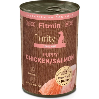 Fitmin Dog Purity Puppy Chicken with Salmon 6 x 400 g