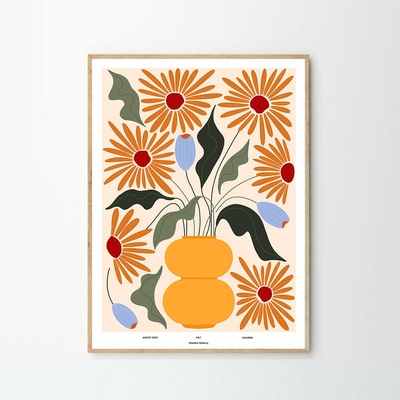 Moikka Plagát Flourish by Frankie Penwill A4 (21x27cm)
