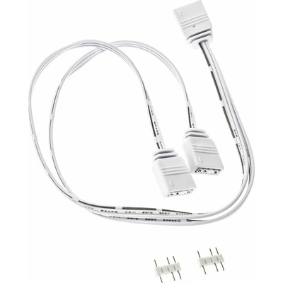 Kolink ARGB kabel s 2 vývody, 30 cm, bílý PGW-AC-KOL-155