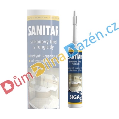 Siga PRO Silikon Sanitar 310 ml bílá