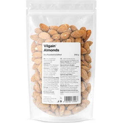 Vilgain Mandle na sucho pražené soľ 250 g