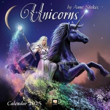 Unicorns by Anne Stokes Wall Art Calendar 2025