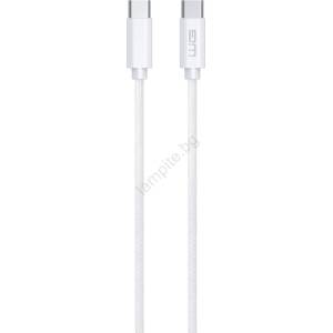 WINNER GROUP-WG - USB кабел USB-C / USB-C 60W 2m бял (WN0024)
