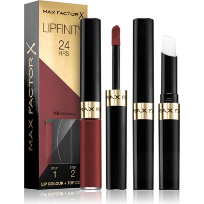 Max Factor Lipfinity Lip Colour dlhotrvajúci rúž s balzamom 110 Passionate 4,2 g