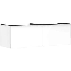 Hansgrohe Xelu Q - Шкафче за умивалник, 50x156x55 см, 2 чекмеджета, лъскаво бяло/хром 54070000 (54070000)