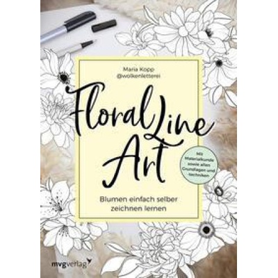 Floral Line Art Maria Kopp – Hledejceny.cz