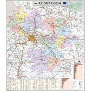 Mapmedia Карта на област София (r101)