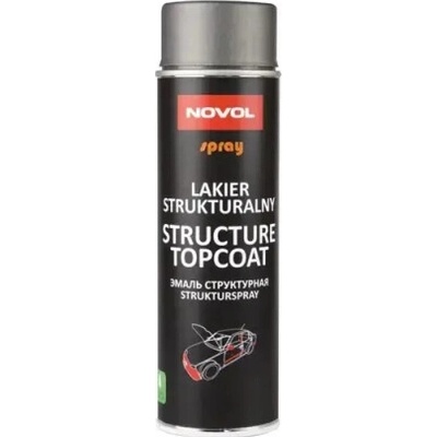 NOVOL SPRAY STRUCTURE TOPCOAT ANTHRACITE - Antracitový štruktúrny lak v spreji 500ml