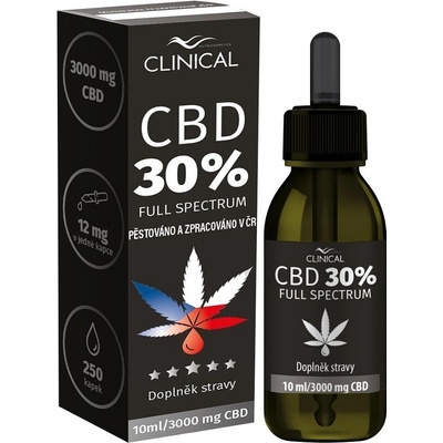 Zelená Bába CBD 30% Full Spectrum konopný olej 10 ml