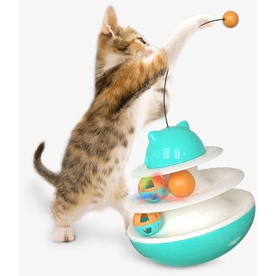 PETINTEREST Интерактивна играчка балансиращ се грамофон PET INTEREST Shake The Turntable Cat Toy (25540)