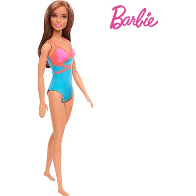 Barbie v plavkách hnědovláska