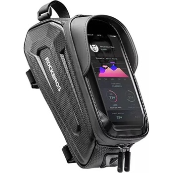 ROCKBROS Чанта за велосипед Rockbros B68, с калъф за телефон, водоустойчива, черна (B68)