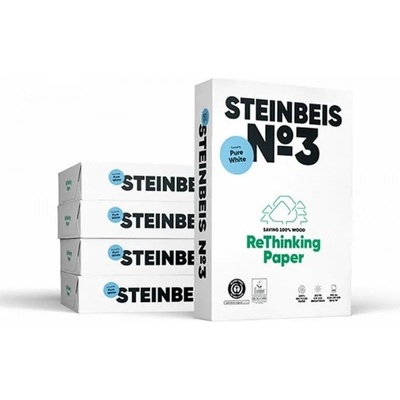 Хартия Trend White Steinbeis №3 Рециклирана, A4 500 л. 80 g/m2 (400101)