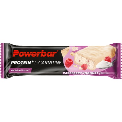 PowerBar Протеин плюс бар + l-карнитин - малина - кисело мляко