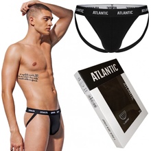 Atlantic 1571 černé otevřené Pánské slipy jockstrap