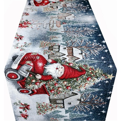 Mondo Vánoční gobelínový běhoun Chenille IT043 40x130 cm