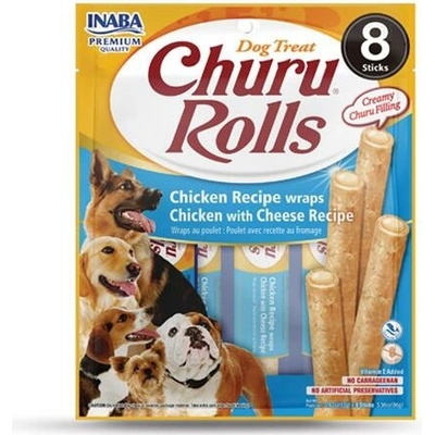 Thai Inaba Pamlsok Inaba Churu Rolls dog Kura so syrom 8 ks 96 g