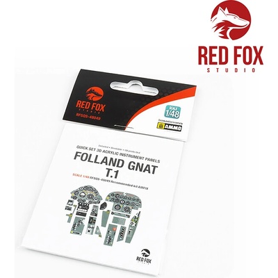 Airfix Red Fox Studio Kft. Folland Gnat T.1 for kit 1:48