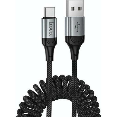 Hoco X121 Nuevo Nabíjací USB-A na Type-C s opletením černý