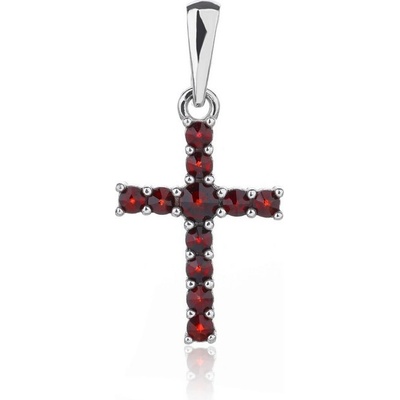 Český Granát Jan Kos jewellery Stříbrný přívěsek 32105460