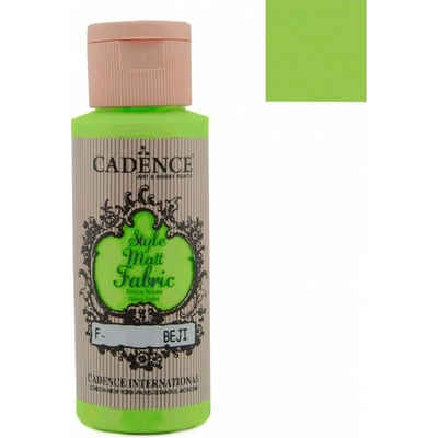 Farba na textil CADENCE STYLE MATT FABRIC 59 ml matná sv.zelená