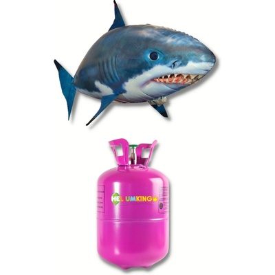 Lean Air Swimmers Žralok + Helium na 50 balónů