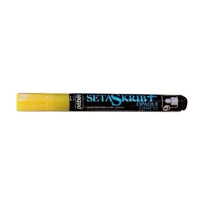 Pebeo Setaskrib Opaque Broad Tip Marker fixky na textil Yellow
