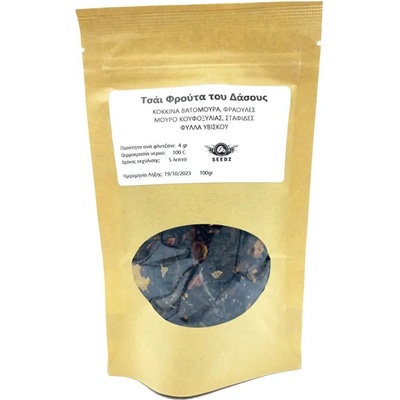 Червен чай Горски плодове насипно 100gr