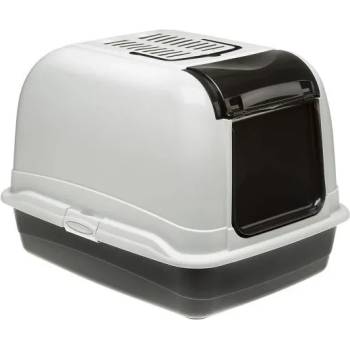 Ferplast Maxi Bella Cabrio - Закрита котешка тоалетна с филтър против миризми, 50 / 65.5 / 47 см. , / черна, синя, червена /