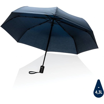 Impact 190T pongee RPET Aware deštník auto-open/close tm.modrý