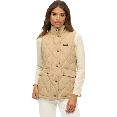 SUPERDRY Потник Superdry Cord Trimmed Liner vest - Beige (Shaker Beige)