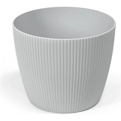 Lepaso Plastový květináč Magnolia Jumper 300 mm světle šedý