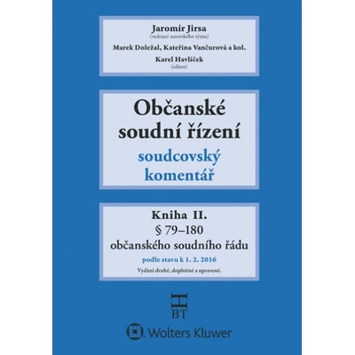 Občanské soudní řízení Kniha II.