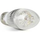 LED Light LED žárovka svíčka E27 3W bílá Teplá bílá