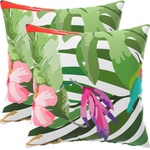 vidaXL Калъфка за възглавница 2 pcs HEERLEN Черно 35 x 35 cm Полиестер (908149)