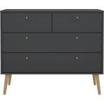 Tvilum Антрацит нисък скрин 99x82 cm Bodo - Tvilum (49124igig)