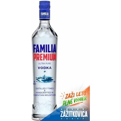 Familia Premium Vodka 38% 0,7 l (čistá fľaša)