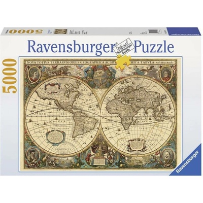 Ravensburger Historická mapa r.1630 5000 dílků