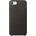Apple iPhone Leather Case - оригинален кожен кейс (естествена кожа) за iPhone SE (2020), iPhone 8, iPhone 7 (тъмносив)