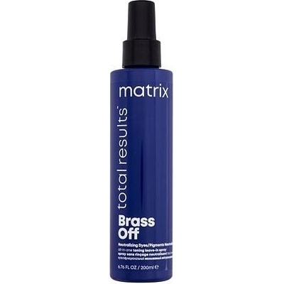 Matrix Brass Off All-In-One Toning Leave-In Spray bezoplachový sprej pro neutralizaci mosazných podtónů 200 ml