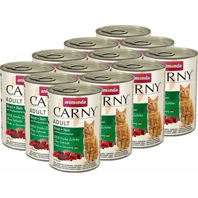 Animonda Carny Adult hovädzie, srnčí a brusinky 12 x 400 g