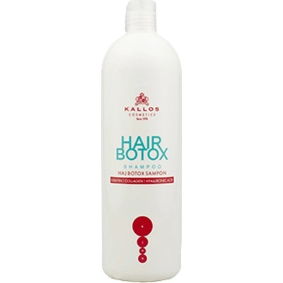 Kallos kjmn Hair Botox Shampoo šampón s keratínom kolagénon a kyselinou hyalurónovou 1000 ml