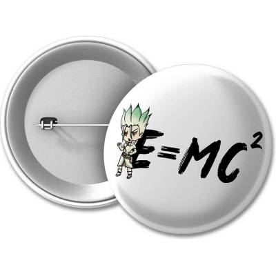 Dr. Stone placka E = MC2 50 mm