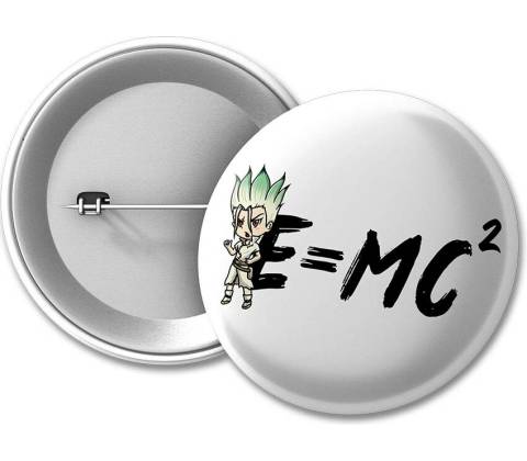 Dr. Stone placka E = MC2 50 mm
