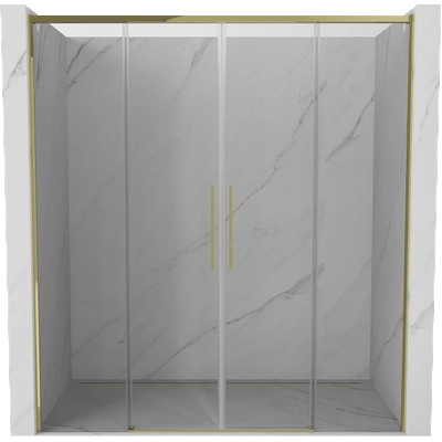 Mexen Rox Дует врати на душ плъзгащи се 170 см, прозрачни, златни - 8C2-170-002-50-00 (8C2-170-002-50-00)