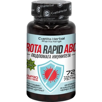 Cvetita Herbal Rota Rapid ABC, 72 таблетки, Cvetita Herbal