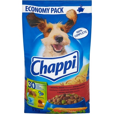 Chappi Hovězí a drůběž 9 kg